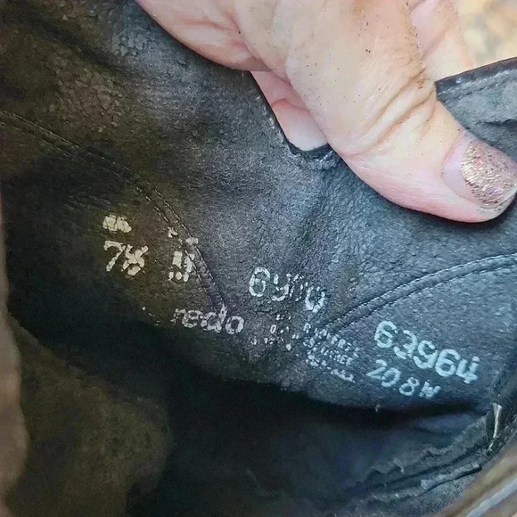 Laredo Genuine Leather Classic Black Western‎ Cowgirl Boots Size 7.5 M - Picture 9 of 9